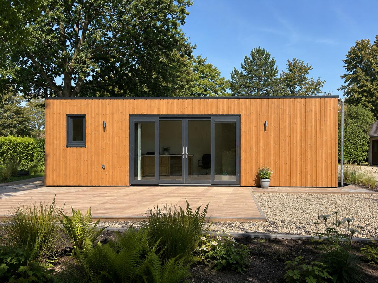 Seriebouwwoningen met prefab daken
